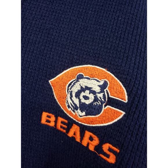 Vintage Starter‎ Chicago Bears Sweater NFL Football Mens V Neck Medium Pullover - Picture 4 of 7